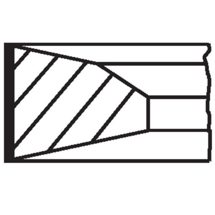 Dugattyúgyűrű MAHLE 213RS101040V0 STD DAF 3.5t/2.5t/3.5t, kompatibilitás több modellel, 2006-2023