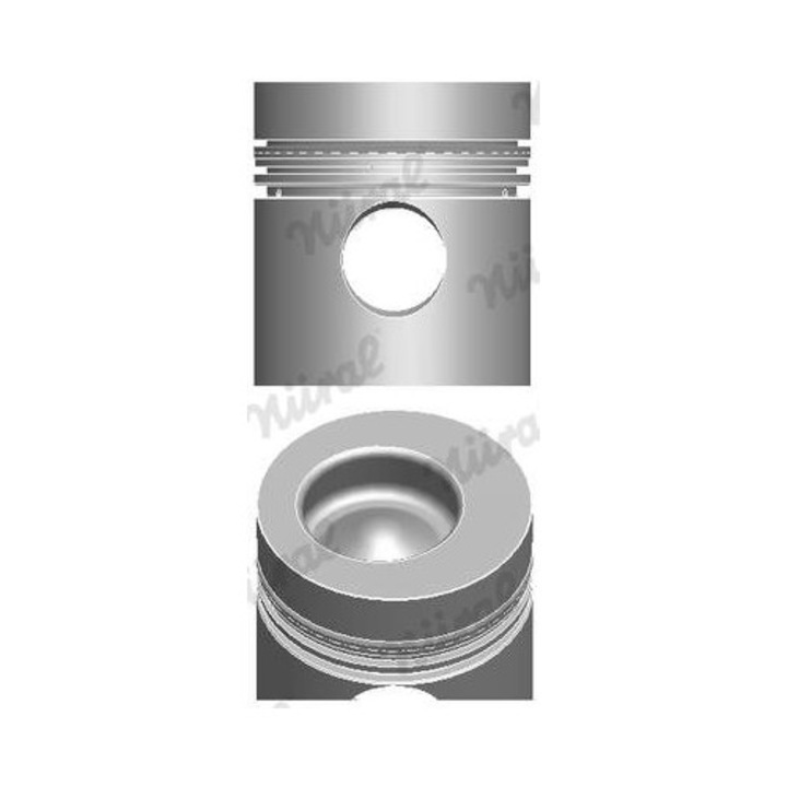 Dugattyú, Goetze 8774000020, Mercedes-Benz OM3366LA, 1984-2008