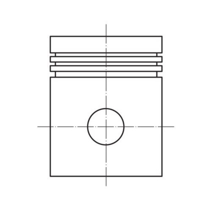 Mahle 0222702 0.50 dugattyú Renault 1.4-1.6, 2004-2012