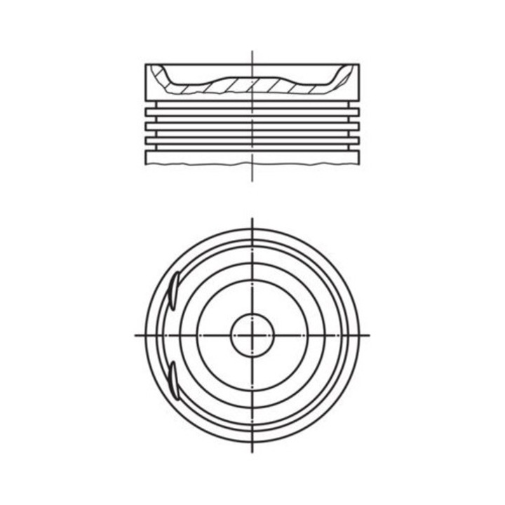 Dugattyú auto MAHLE 0122003, 0.50, OPEL 2.0, 2000-2010
