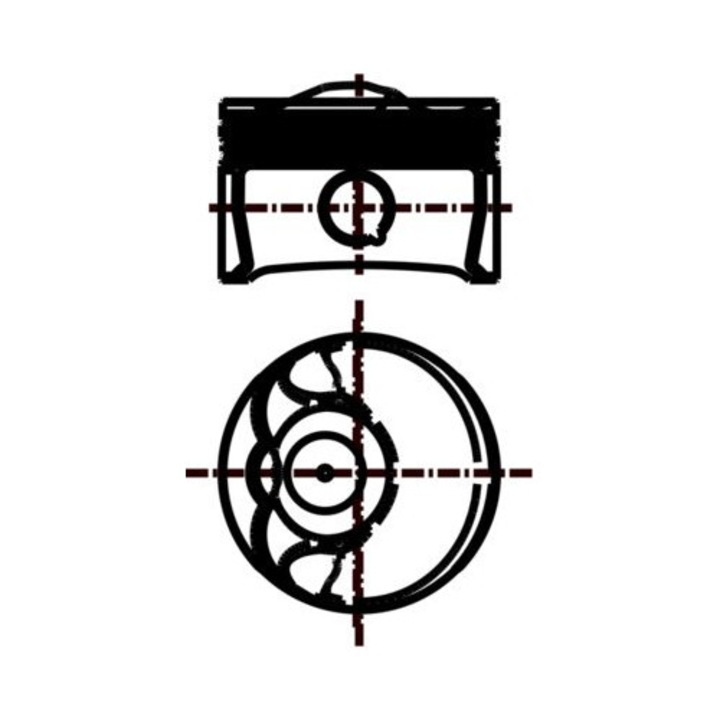 DUGATTYÚ MAHLE 0280102 Volkswagen 1.6 FSI, 0.50, 2003-2010