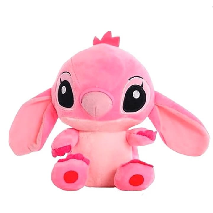 Jucarie Stitch si Angel din Lilo si Stitch - Plus Roz 25 cm
