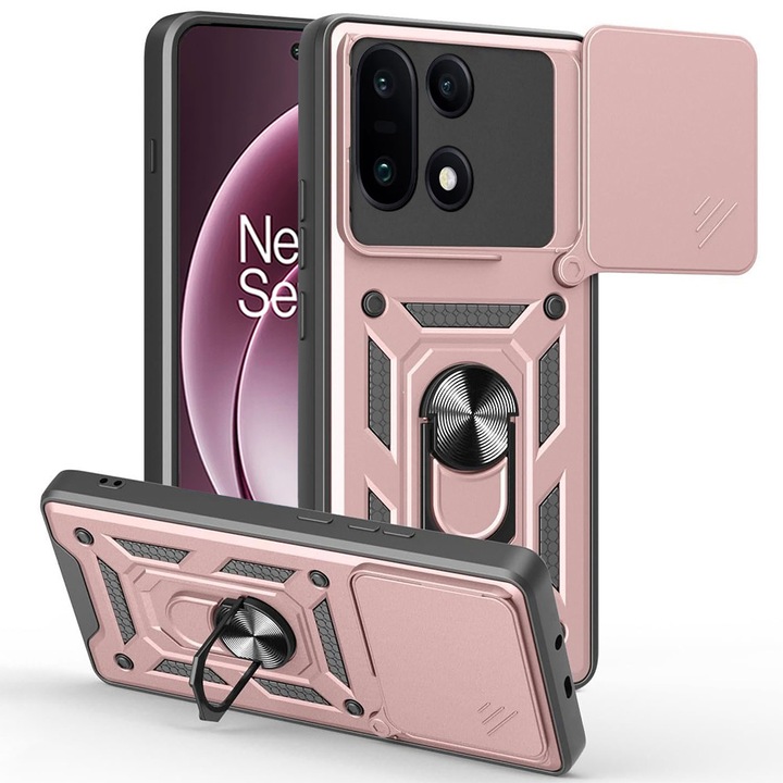 Husa pentru OnePlus 15 cu protectie camera, Accesorio CamShield Series, Rose Gold