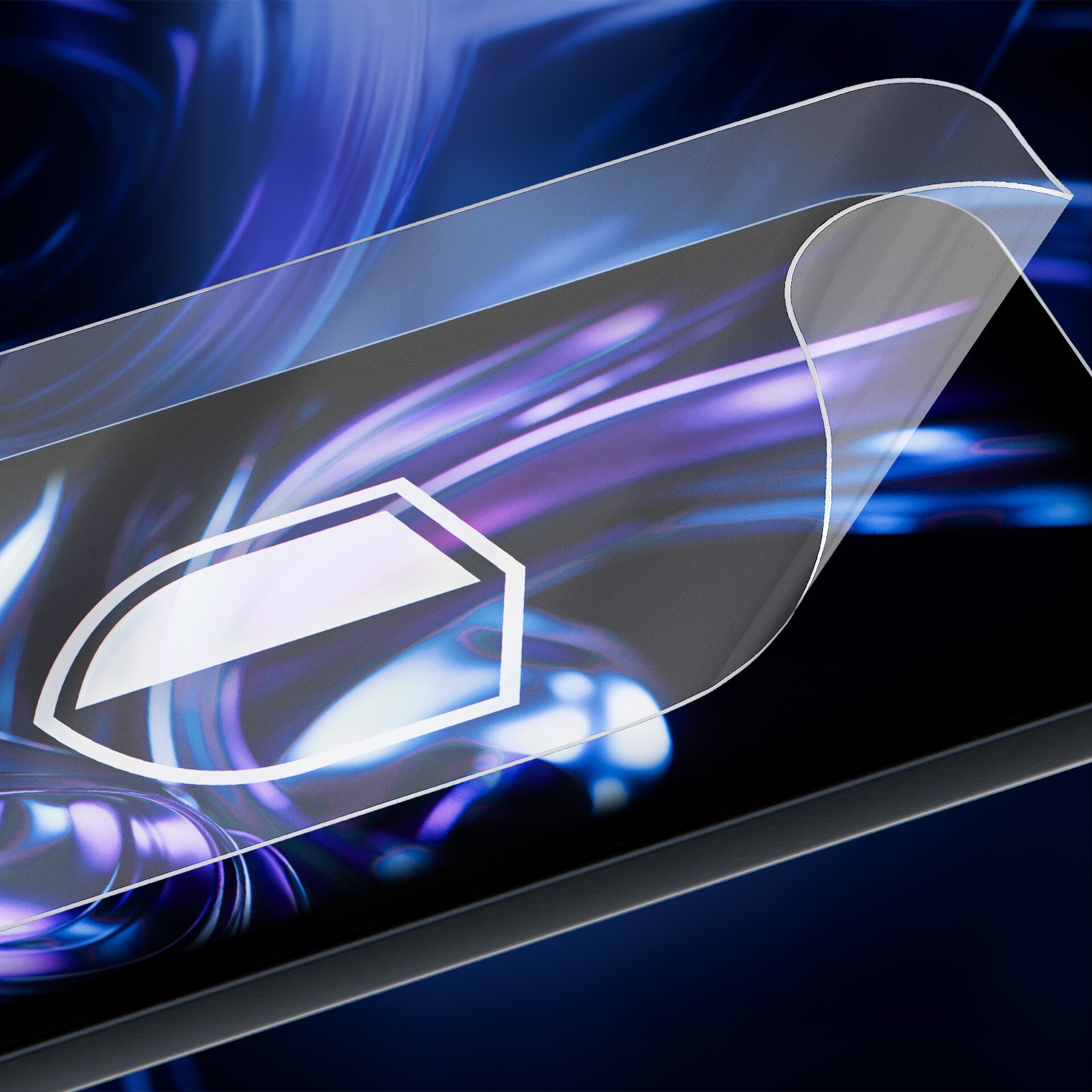 Set 2x folii protectie, Sticla Hibrida 3mk HARDY Fusion pentru Motorola Moto G57 Power, Rezistenta La Impact, Transparent, 0.3mm