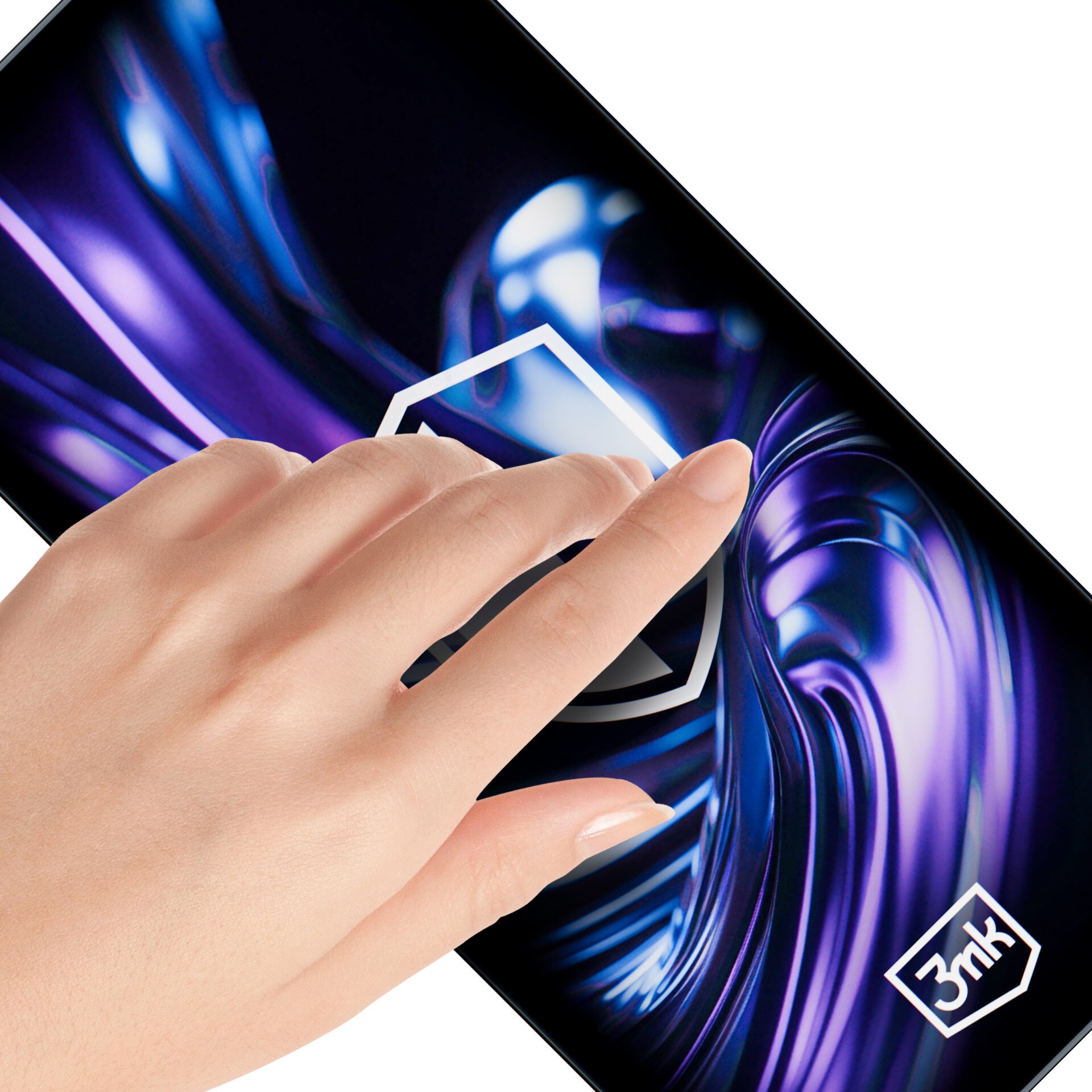 Set 2x folii protectie, Sticla Hibrida 3mk HARDY Fusion pentru Motorola Moto G57 Power, Rezistenta La Impact, Transparent, 0.3mm