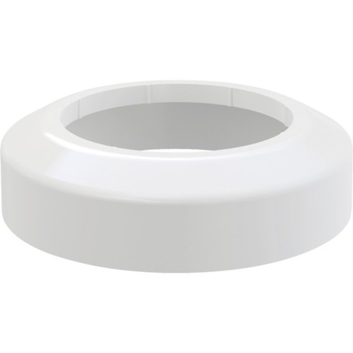 Rozeta WC Alca, 11cm, alb, plastic