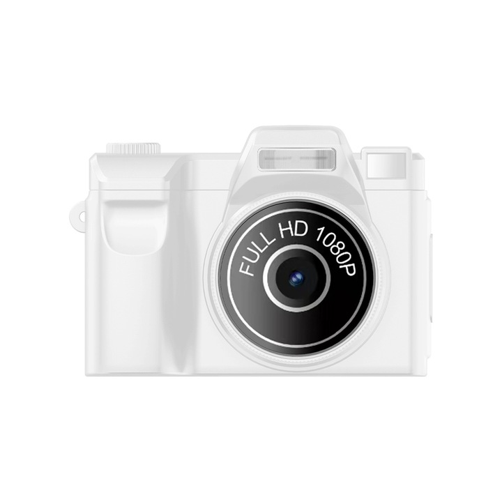 Cameră video compactă ORBER, mini, alb, 45x30x30mm, autonomie 2h, ecran LCD 0.96 inch