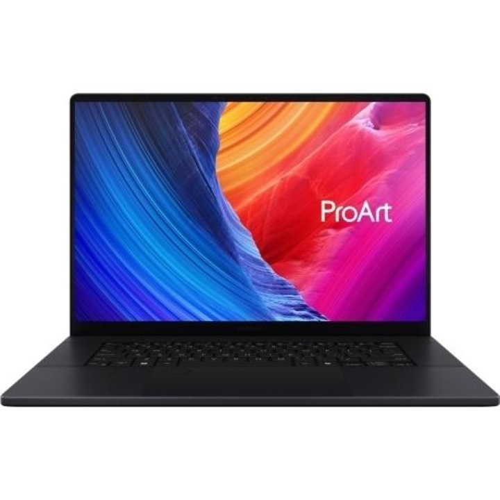 Laptop ASUS ProArt P16 OLED H7606WP Procesor AMD Ryzen™ AI 9 HX 370 24M Cache, up to 5.10 GHz, 16" 3K 120Hz Touch, 64GB LPDDR5X, 1TB SSD, NVIDIA GeForce RTX 5070 @8GB, Win 11 Pro, Negru