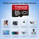 Transcend 512GB MicroSDXC memóriakártya, 100MB/s, adapterrel, víz- és ütésálló