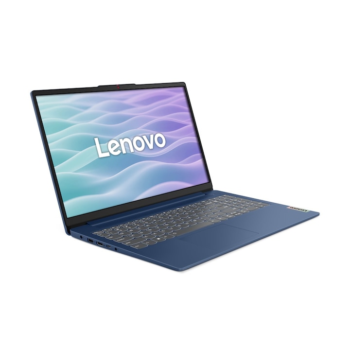 Lenovo IdeaPad Slim Laptop, AMD Ryzen 7 5825U, 16GB DDR4 Memória, 1000GB SSD, 15.6 FullHD, Kék, Magyar billentyűzet, Böngésző, Vírusirtó, Windows 11 Pro