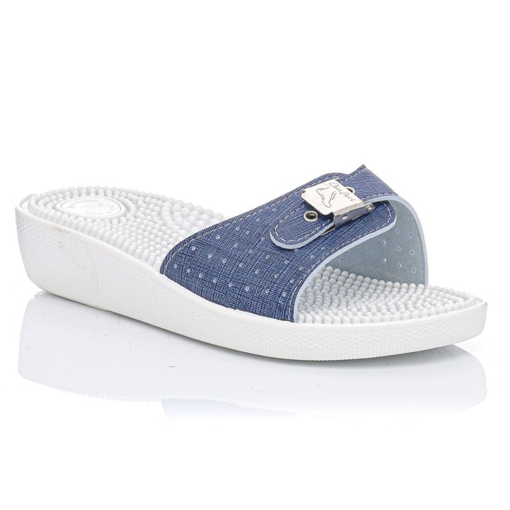 Slapi anatomici dama Sunshine 811, denim