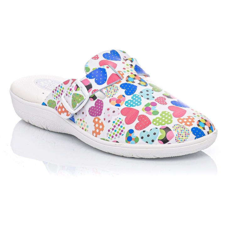 Saboti anatomici de dama Sunshine 133, multicolor