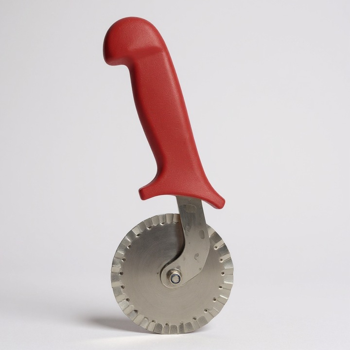 Cutit ondulat tip rola, G Golden Case, 96mm, rosu