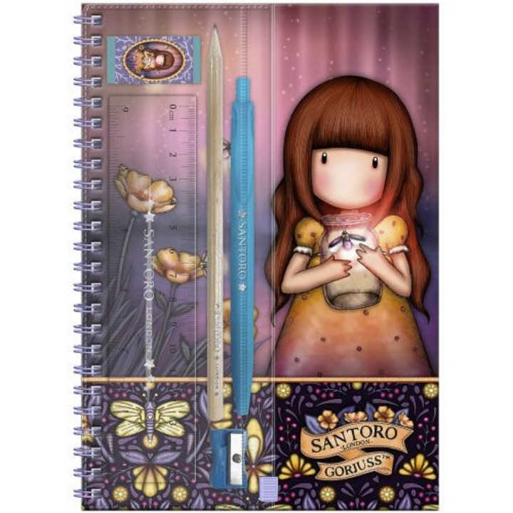 Santoro Gorjuss Set de rechizite scolare In The Forest - Firefly Dawn