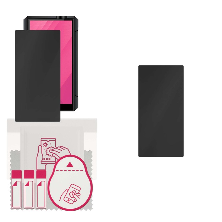 apgo PRIVACY védőüveg FiiO M17-hez – hibrid üveg, teljes ragasztás, rugalmas üveg