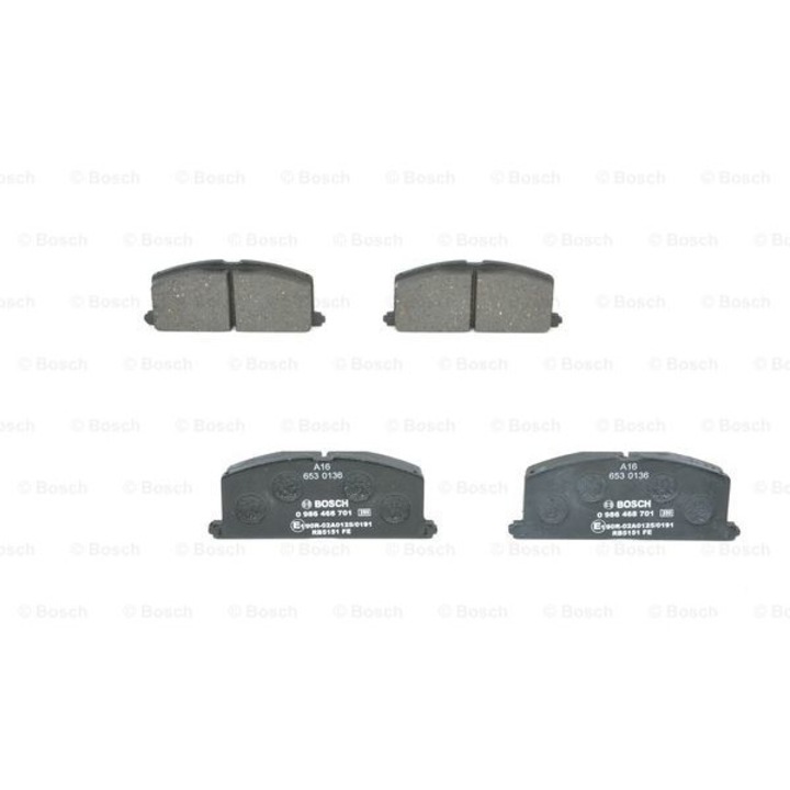 Fékbetét készlet, tárcsafék BOSCH 0 986 468 701
