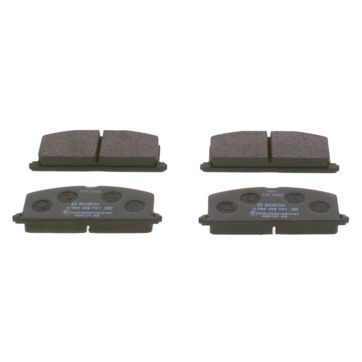 Комплект накладки, дискова спирачка BOSCH 0 986 468 701