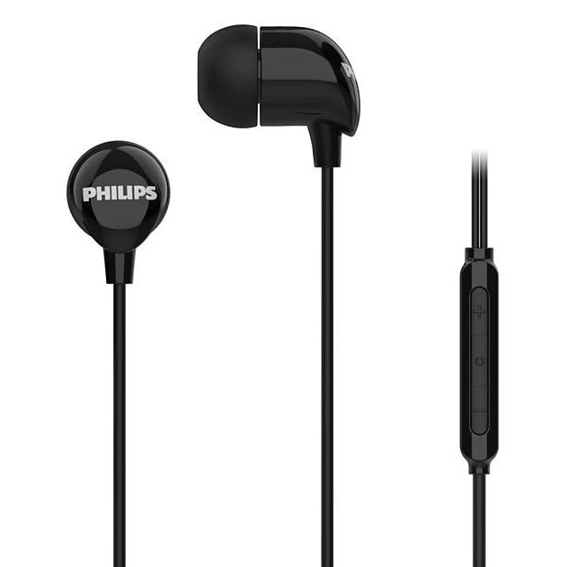Casti cu fir Philips TAE2146BK, microfon, USB-C, 1,2m, negru