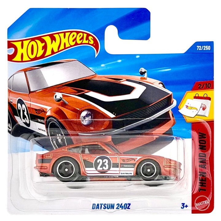 Masinuta Metalica Hot Wheels Datsun 240z Portocaliu 1:64 2026