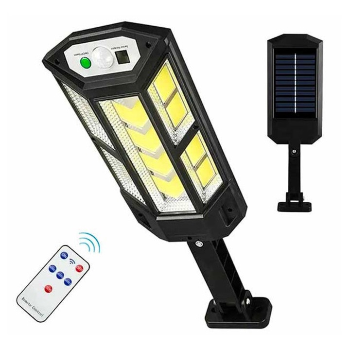 300W-os napelemes LED lámpa érzékelővel és távirányítóval