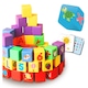 130 db építőkocka, oktatási anyagok a térbeli gondolkodás és matematikai problémamegoldás fejlesztéséhez óvodások és általános iskolások számára, angol verzió
