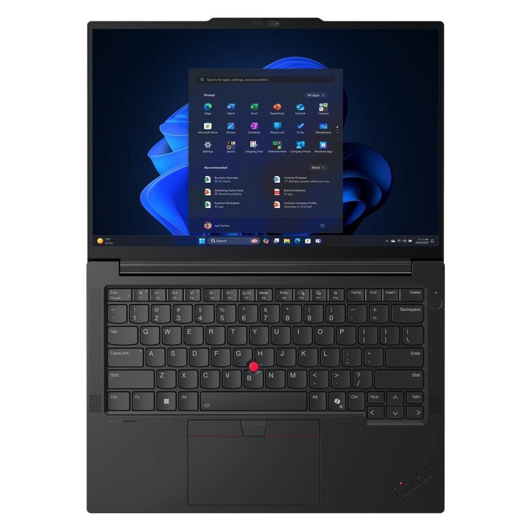 Laptop Lenovo ThinkPad E14 G7 WUXGA 14 inch AMD Ryzen 5 220 16GB 512GB SSD Windows 11 Pro Black