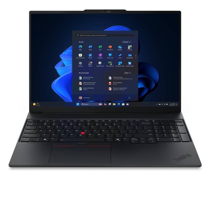 Laptop Lenovo ThinkPad E16 G3, AMD Ryzen 5 230, 32GB RAM, 1TB SSD, 16 inch, negru