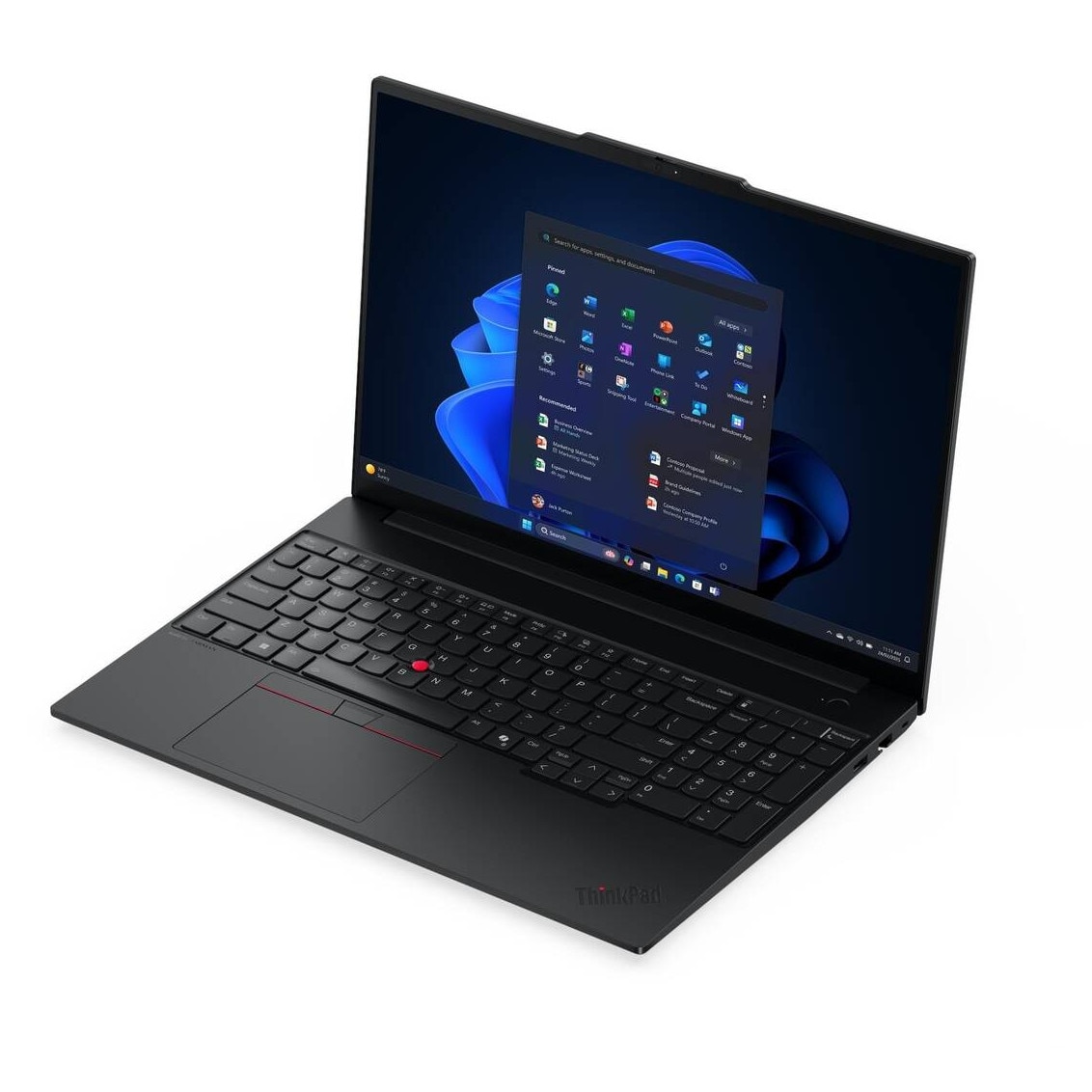 Laptop Lenovo ThinkPad E16 G3 WUXGA 16 inch AMD Ryzen 5 220 16GB 512GB SSD Free Dos Black