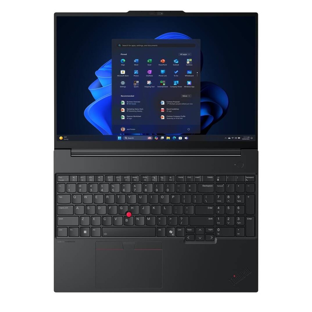 Laptop Lenovo ThinkPad E16 G3 WUXGA 16 inch AMD Ryzen 5 220 16GB 512GB SSD Free Dos Black