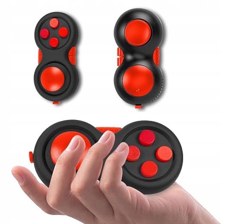 Antistress joystick, érzékelő játék, piros, gyerekeknek és felnőtteknek