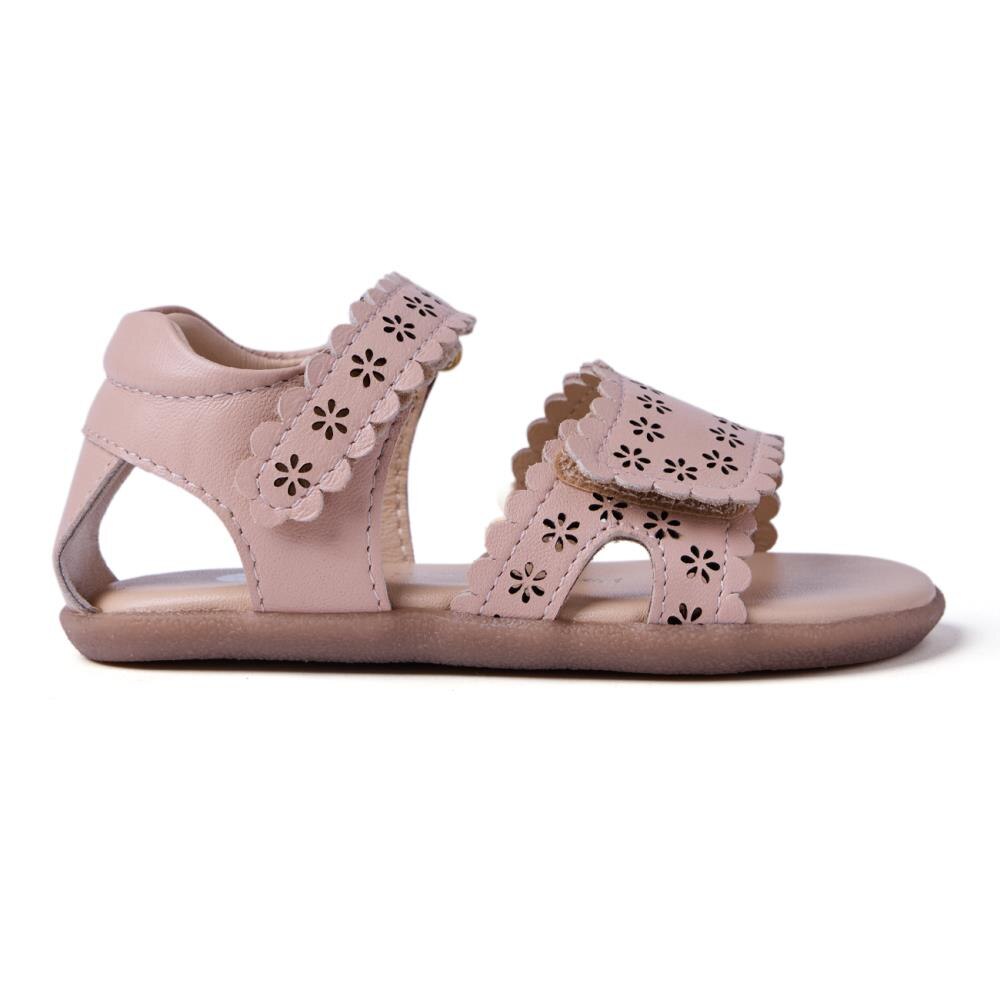 Gioseppo, Sandale de piele cu velcro Kabati, Roz prafuit, 22 EU