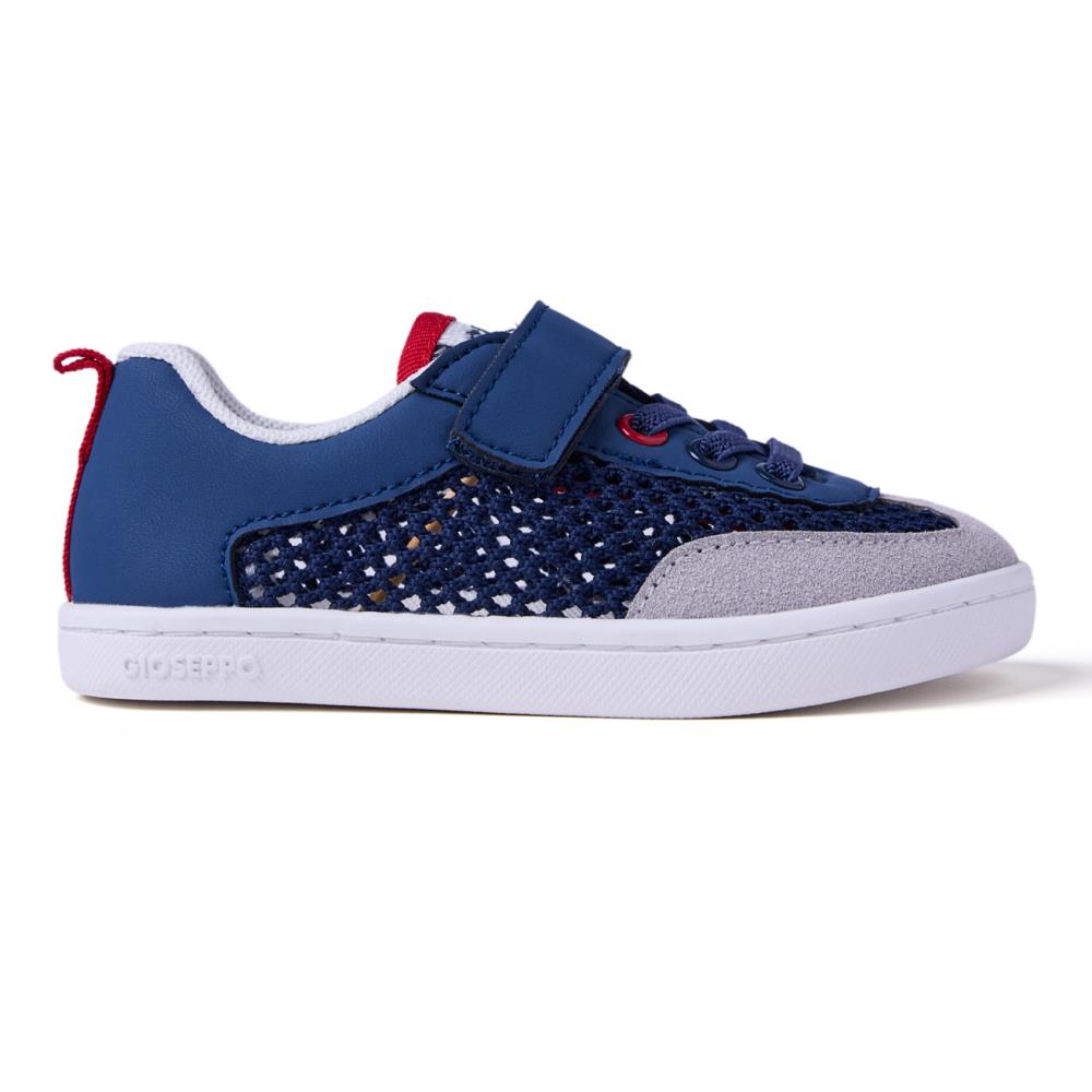 Gioseppo, Pantofi sport de plasa cu velcro Crete, Albastru, 29 EU