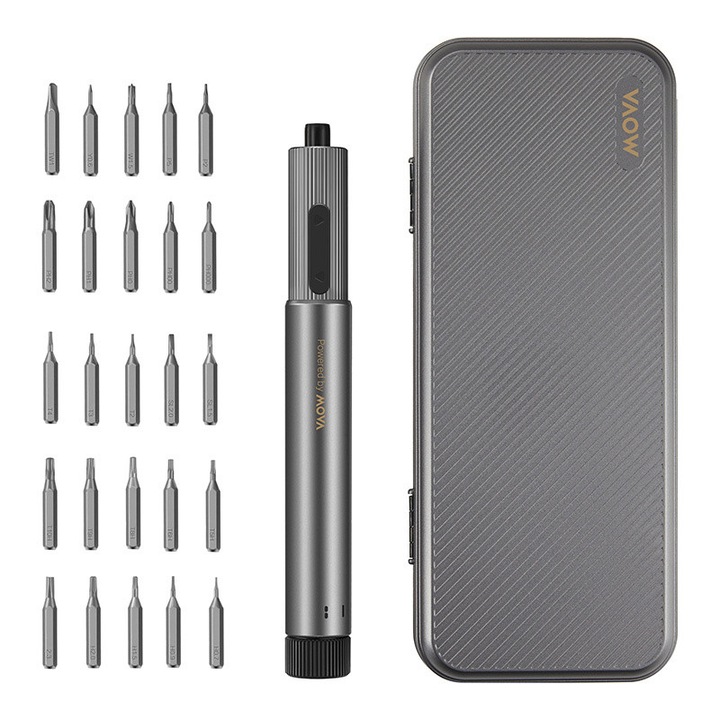 Електрическа отвертка 25 в 1, MSD001, 2 скорости, батерия 650 mAh, 194x80x28 мм