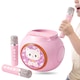 Boxa Portabila Karaoke KidSound-x1 IdealTI, Bluetooth 5.3, 2 Microfoane Wireless, Roz, 10W