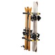 Autós sí- és snowboardtartó, 50 mm-es vonóhorogra szerelhető, 6 pár síléc/4 snowboard, Összecsukható, Dönthető, Kulccsal zárható, Biztonsági pánt