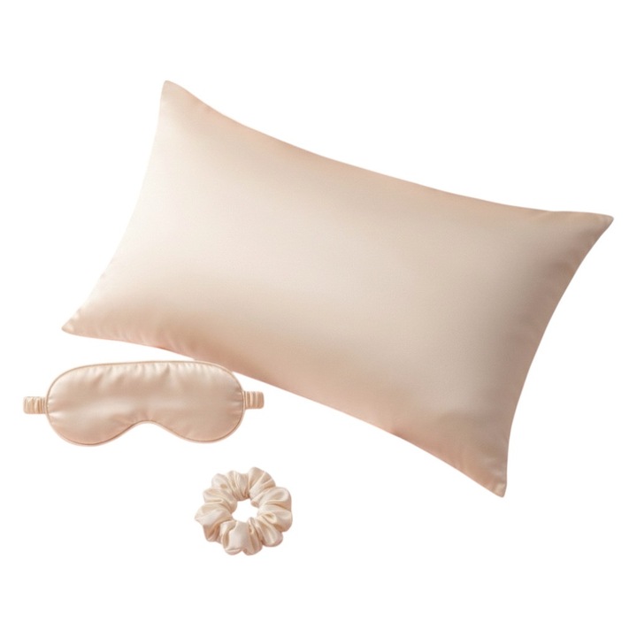 Копринен комплект - Ванилов крем