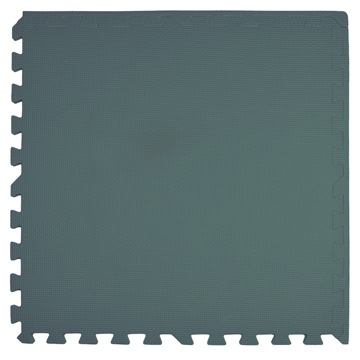 Covoraș din spuma Humbi, set 2 piese puzzle, verde închis, 120x60cm