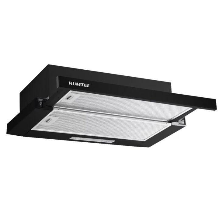 Аспиратор Kumtel DS6-905A, 90 W, 250 m³/h, 2 мотора, 2 степени, LED лампа