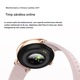 VeniSymlis® Ceas inteligent T9, ecran tactil, monitorizare ritm cardiac, somn, notificari, Bluetooth pentru apeluri si muzica, aplicatie FitCloudPro, incarcare magnetica, design modern, roz