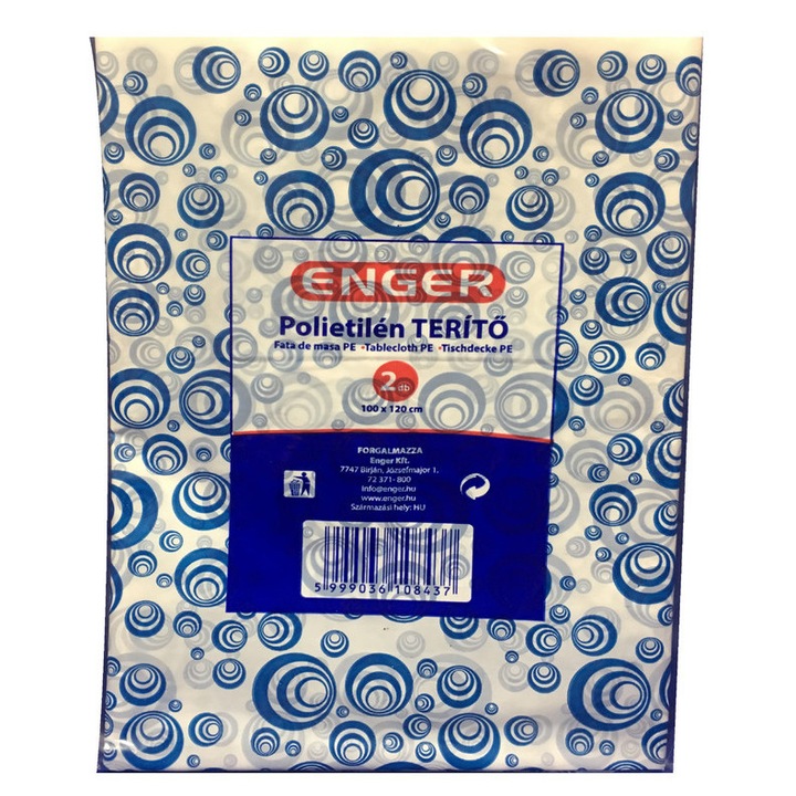 Fata de masa PVC set 2buc 100x120cm Enger, dreptunghiulara, textil