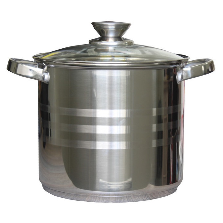 Тенджера Inox 7, 2 литра със стъклен капак 22см