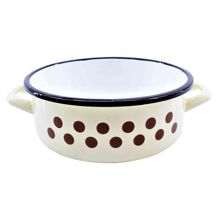 Cratită Emailată Crem 21cm 2.75 Litri