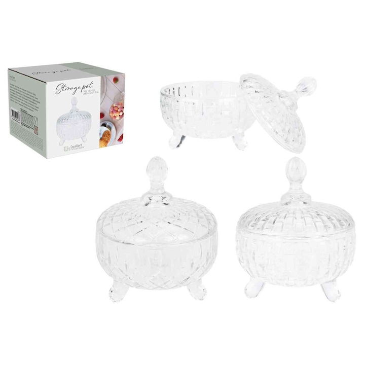 Bombonieră din sticlă 200ml 332100070