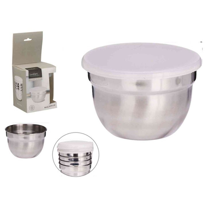 Vasă pentru sos Inox 8*H5,5cm Set 4 bucăți A12441960