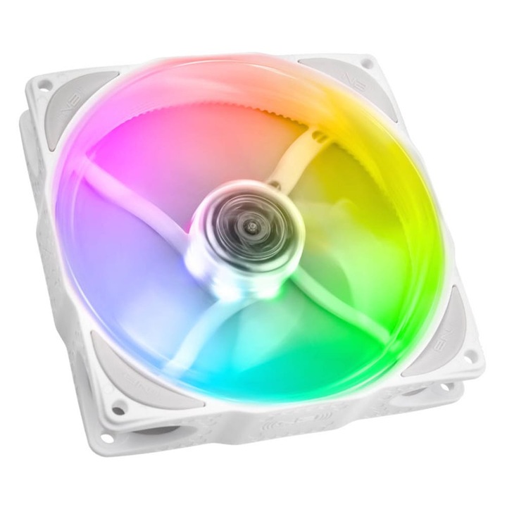 Ventilator carcasă Noiseblocker NB-eLoop X B12-P ARGB, 120mm, PWM, alb