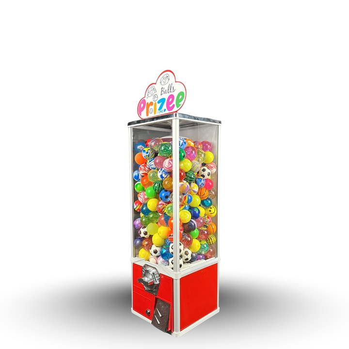 Automat de bile PrizeeBox – Pentru jocuri cu capsule, cu fise, pentru uz comercial