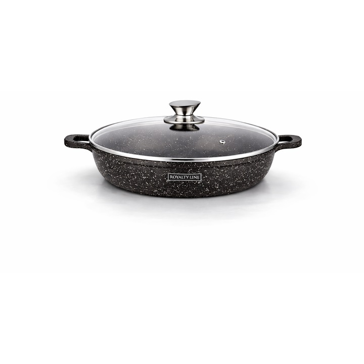 Oala joasa din aluminiu turnat cu capac 28 cm Royalty Line