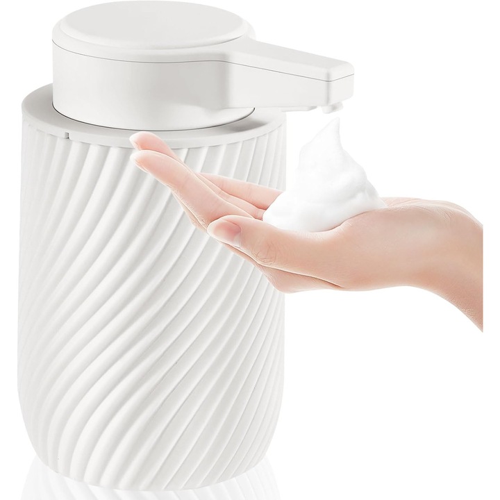 Bedee 300ml elektromos szappanadagoló, krémes fehér, USB, vízálló