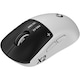 Mouse gaming wireless Logitech PRO X2 Superstrike, 44000 DPI, senzor Hero 2, Alb/Negru