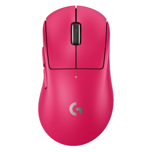 Mouse gaming wireless Logitech PRO X Superlight 2 DEX, ultrausor, senzor LightSpeed Hero, Roz